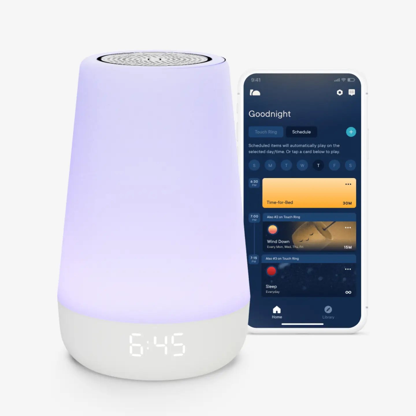 Hatch Rest 2nd Gen Sound Machine, Night Light, Time-To-Rise