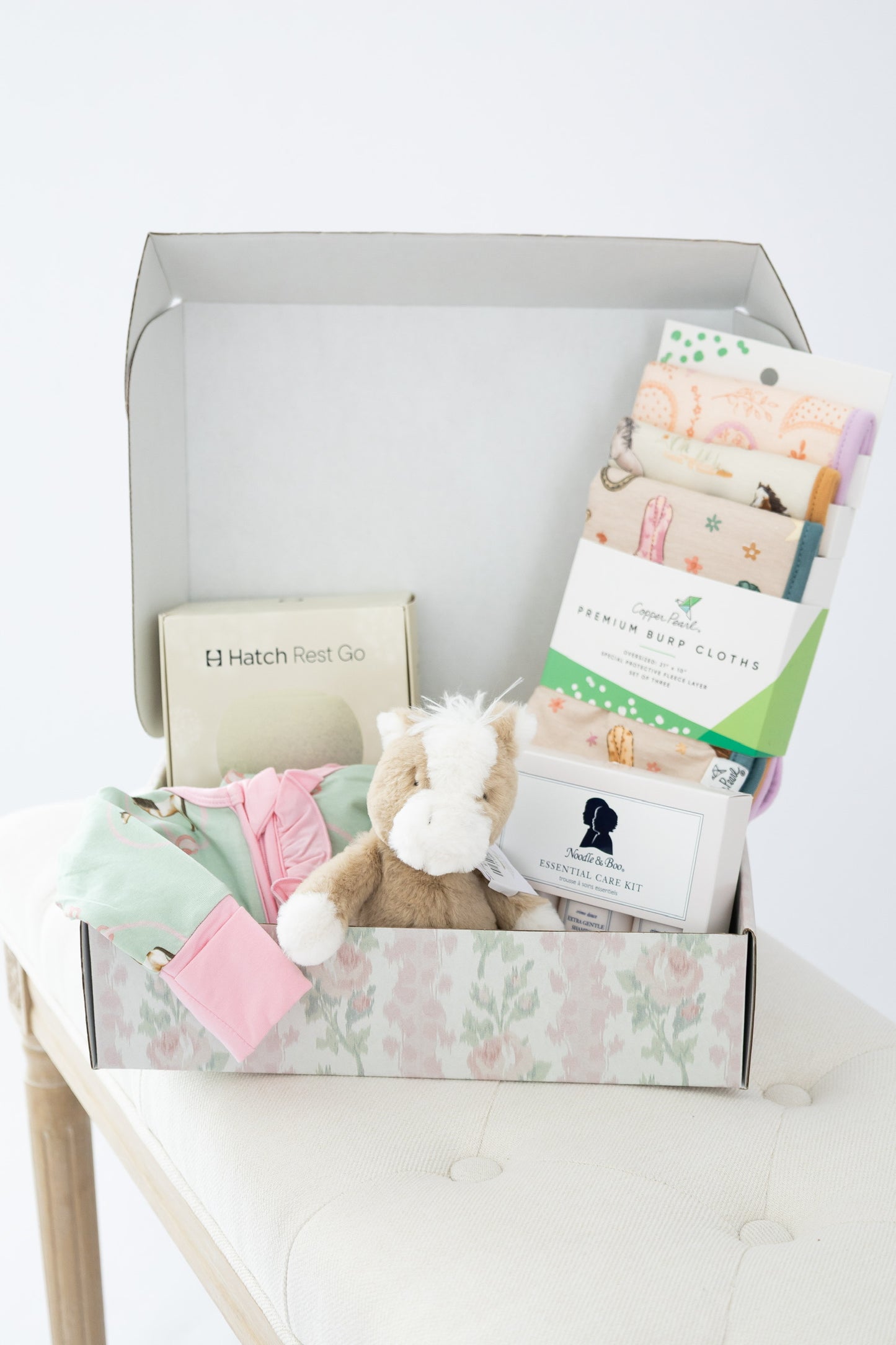 Petite Paloma Horse Girl Newborn Gift Box