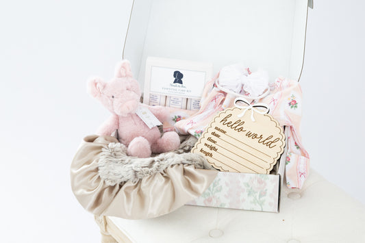 Lattice Floral Sweet Girl Newborn Gift Box