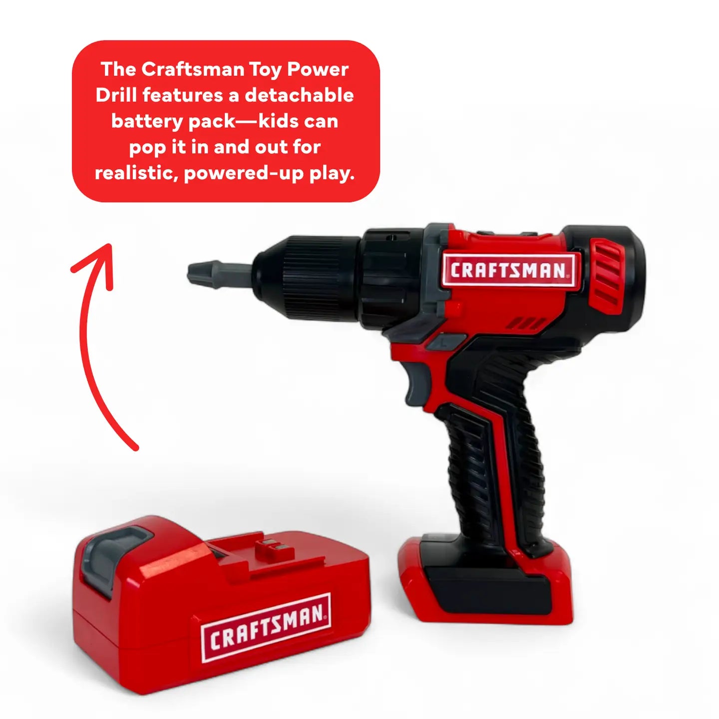 Craftsman Battery Operated Power Drill Toy Gift