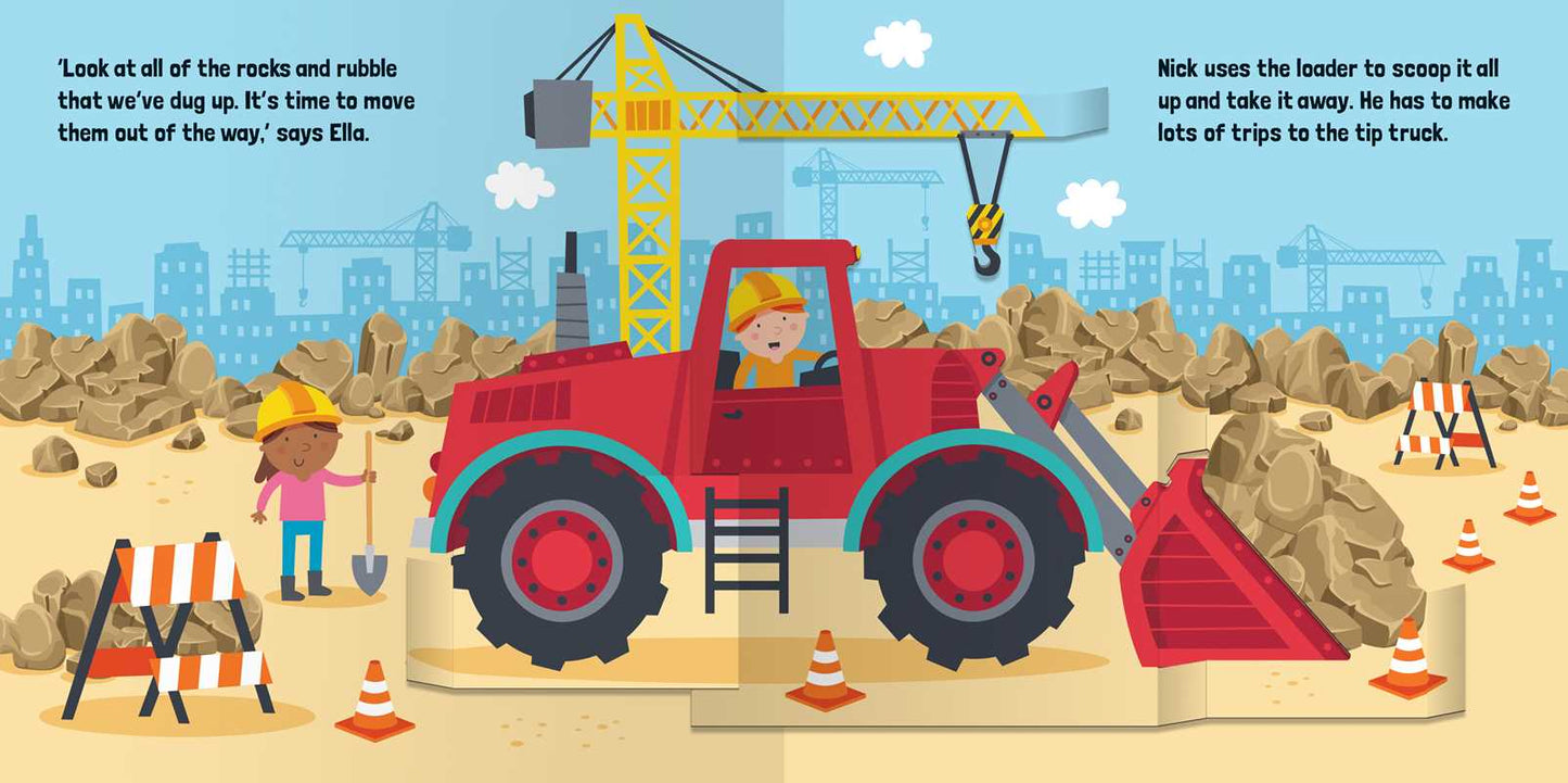 Trucks & Diggers Pop Up Book