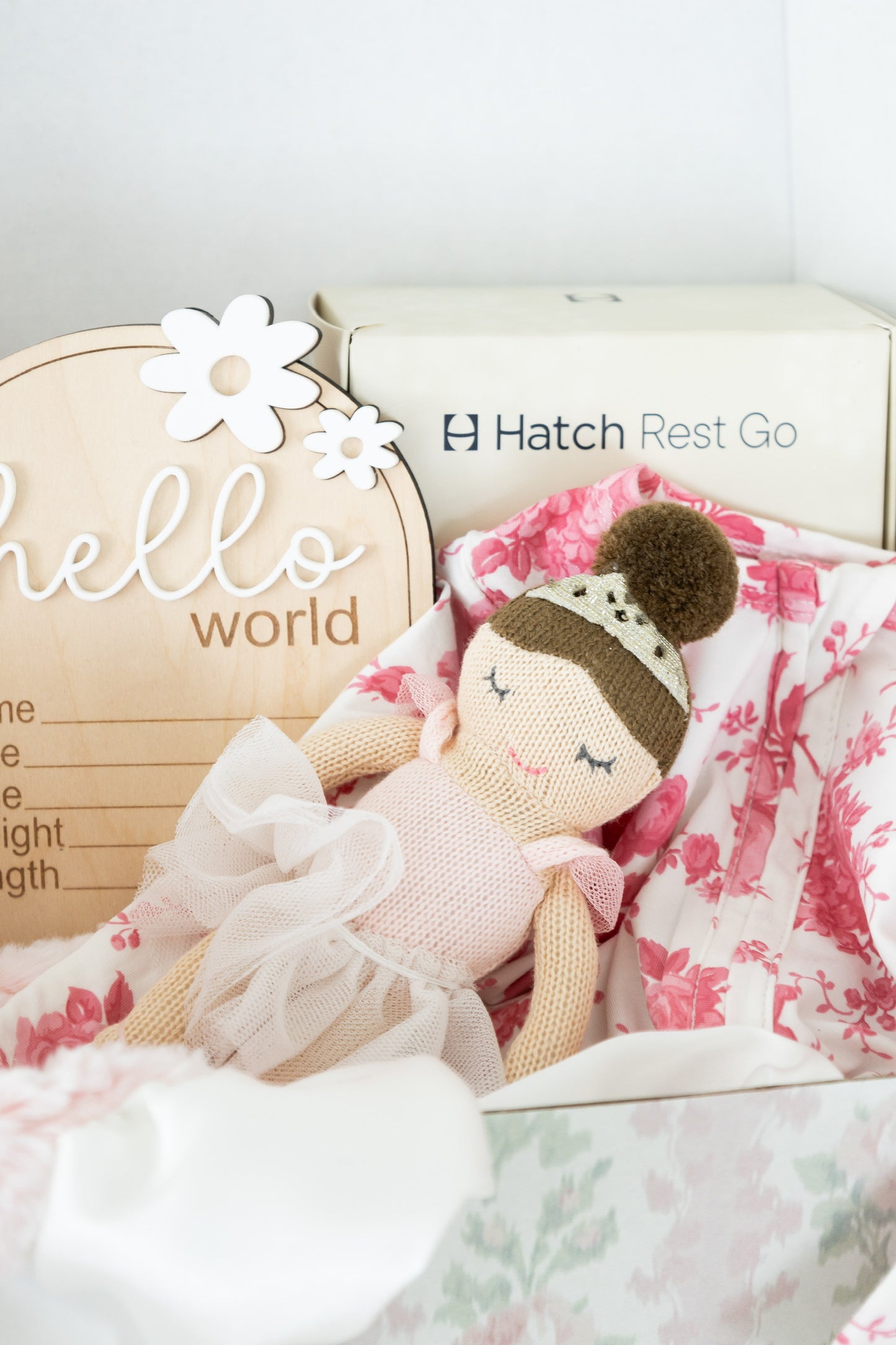 Vintage Pink Girly Newborn Gift Box