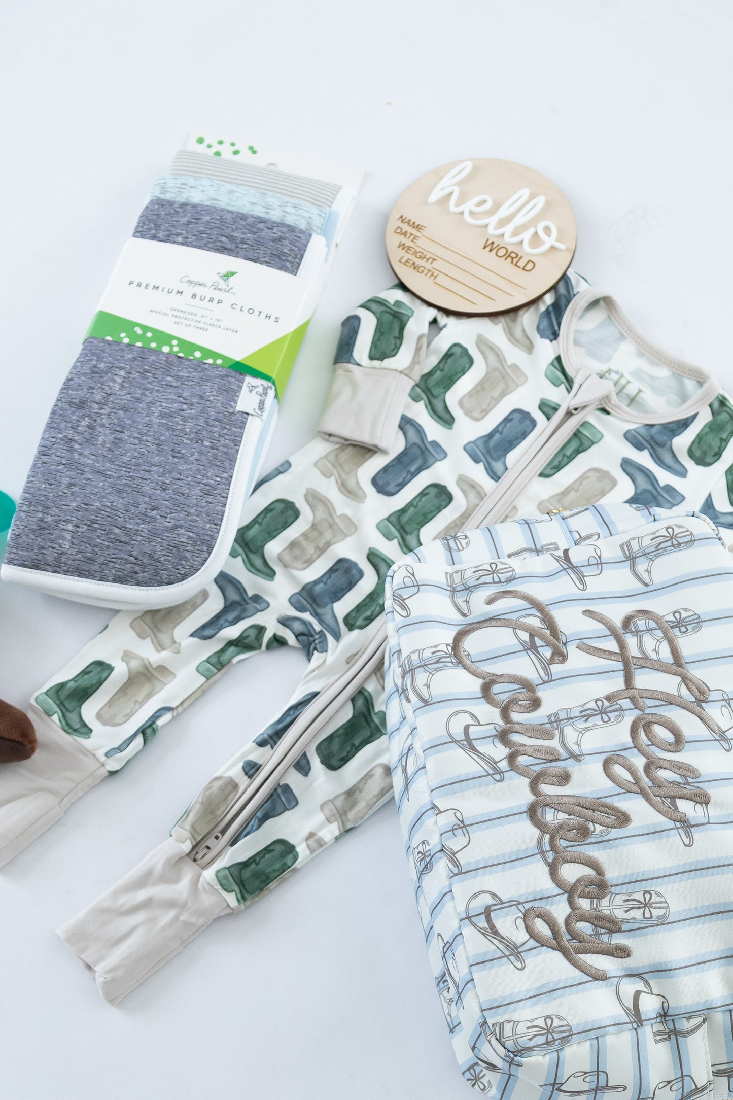 Cowboy Boots Boys Newborn Gift Box