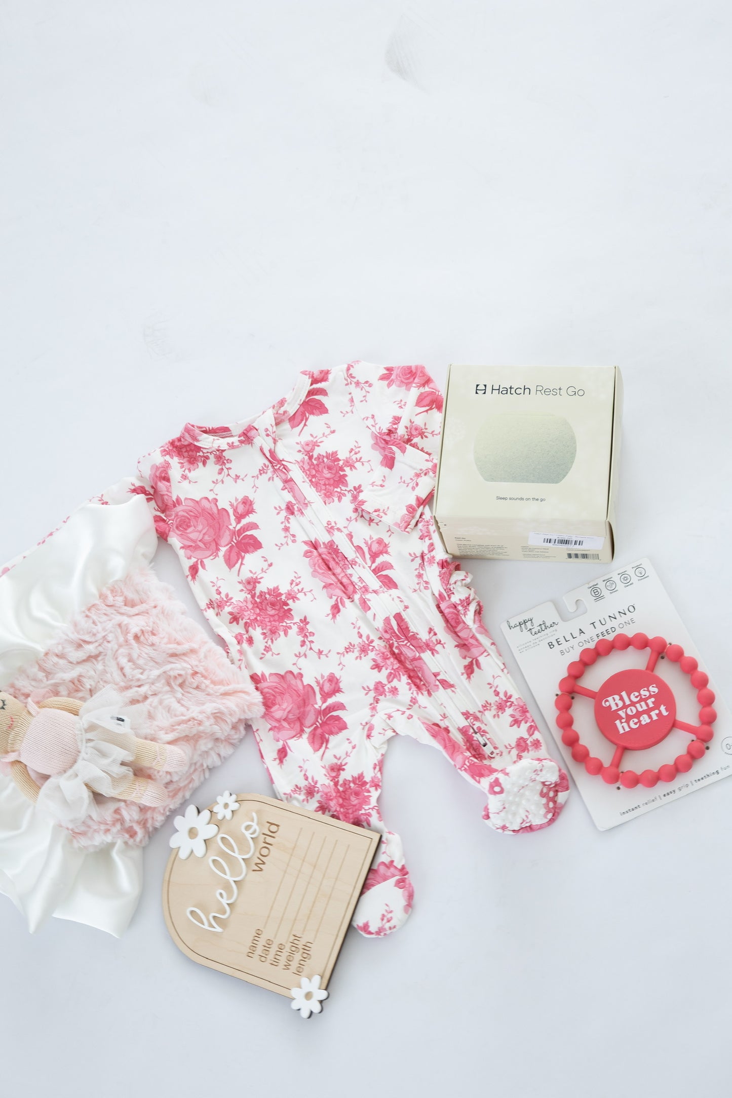 Vintage Pink Girly Newborn Gift Box