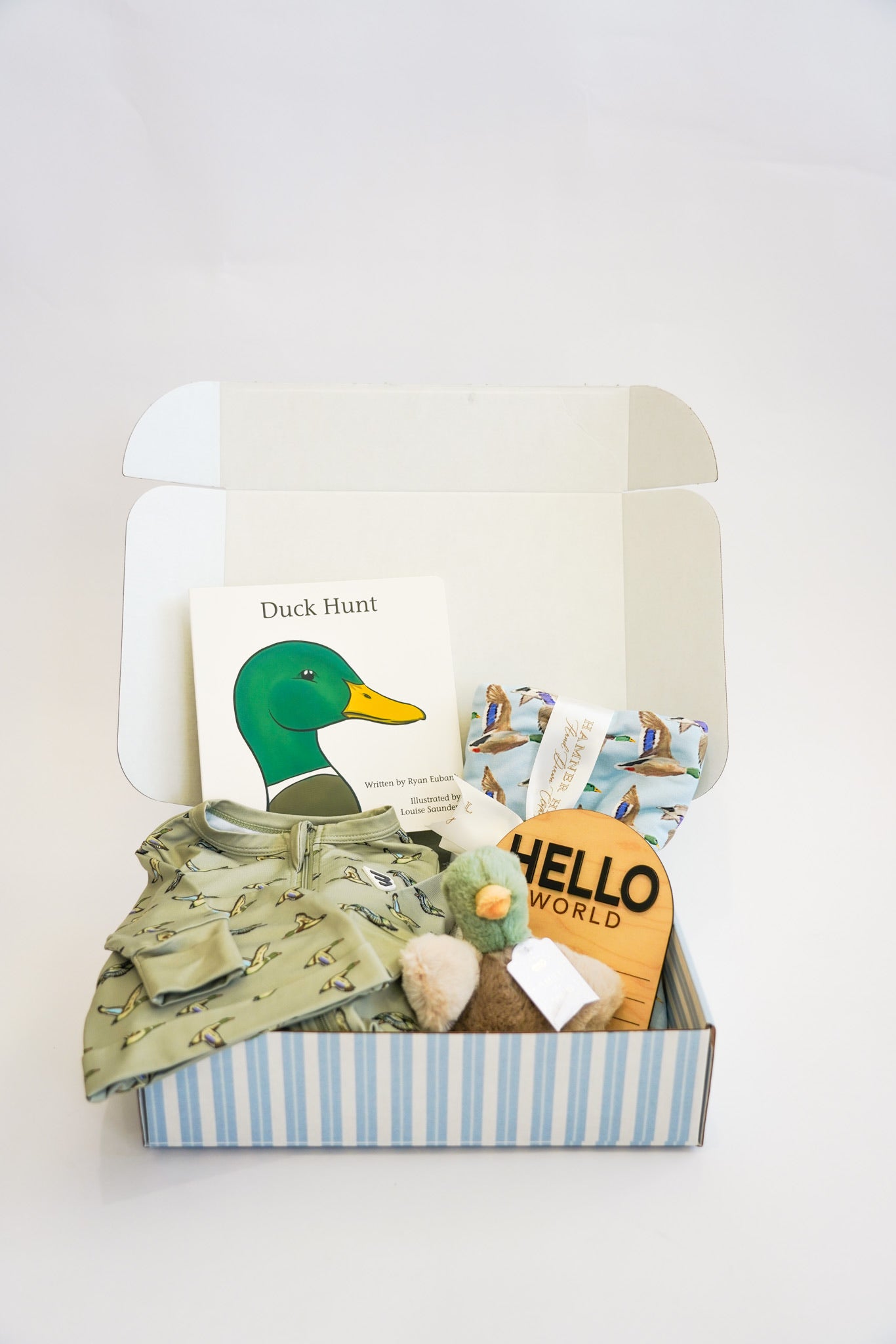Mallard Duck Hunting Newborn Gift Box