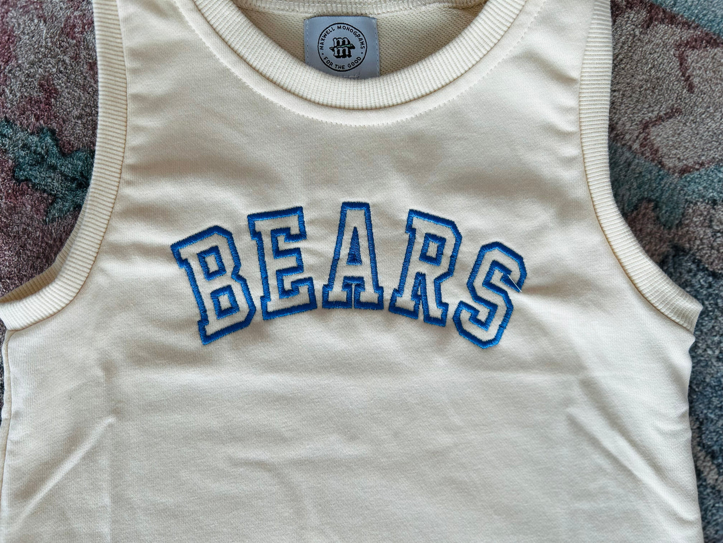 La Vernia Bears Blue Cream Gameday Girls Dress