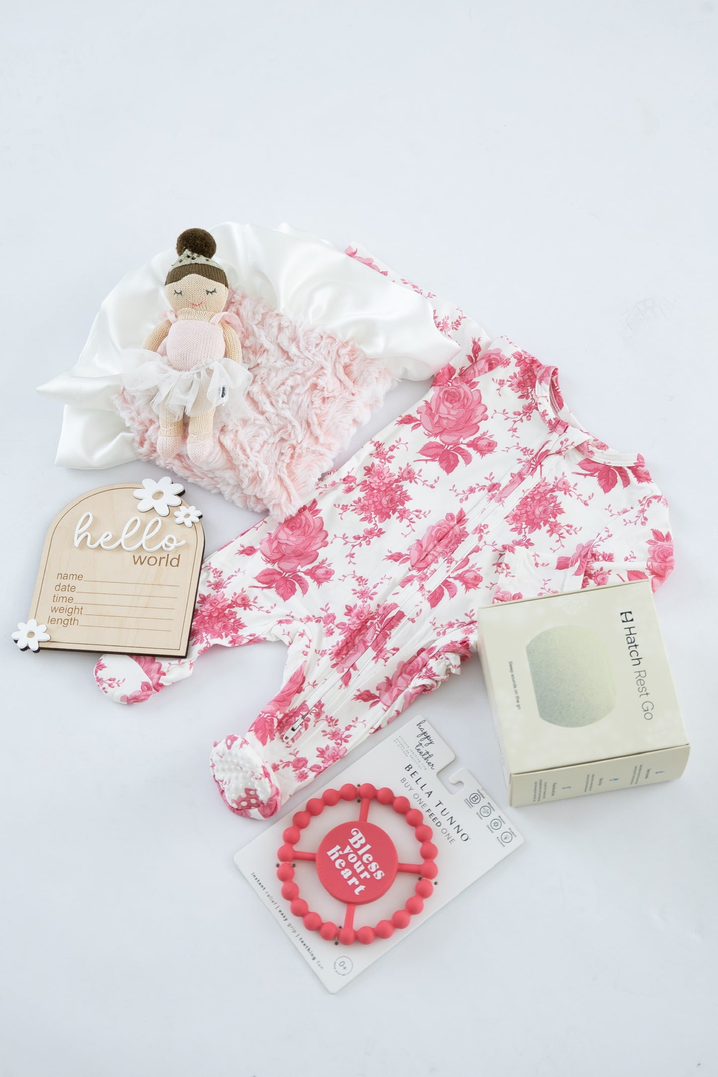 Vintage Pink Girly Newborn Gift Box