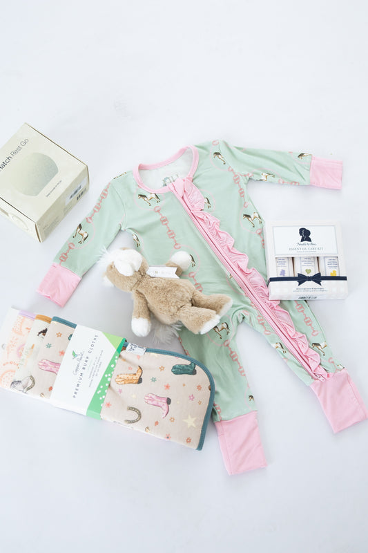 Petite Paloma Horse Girl Newborn Gift Box