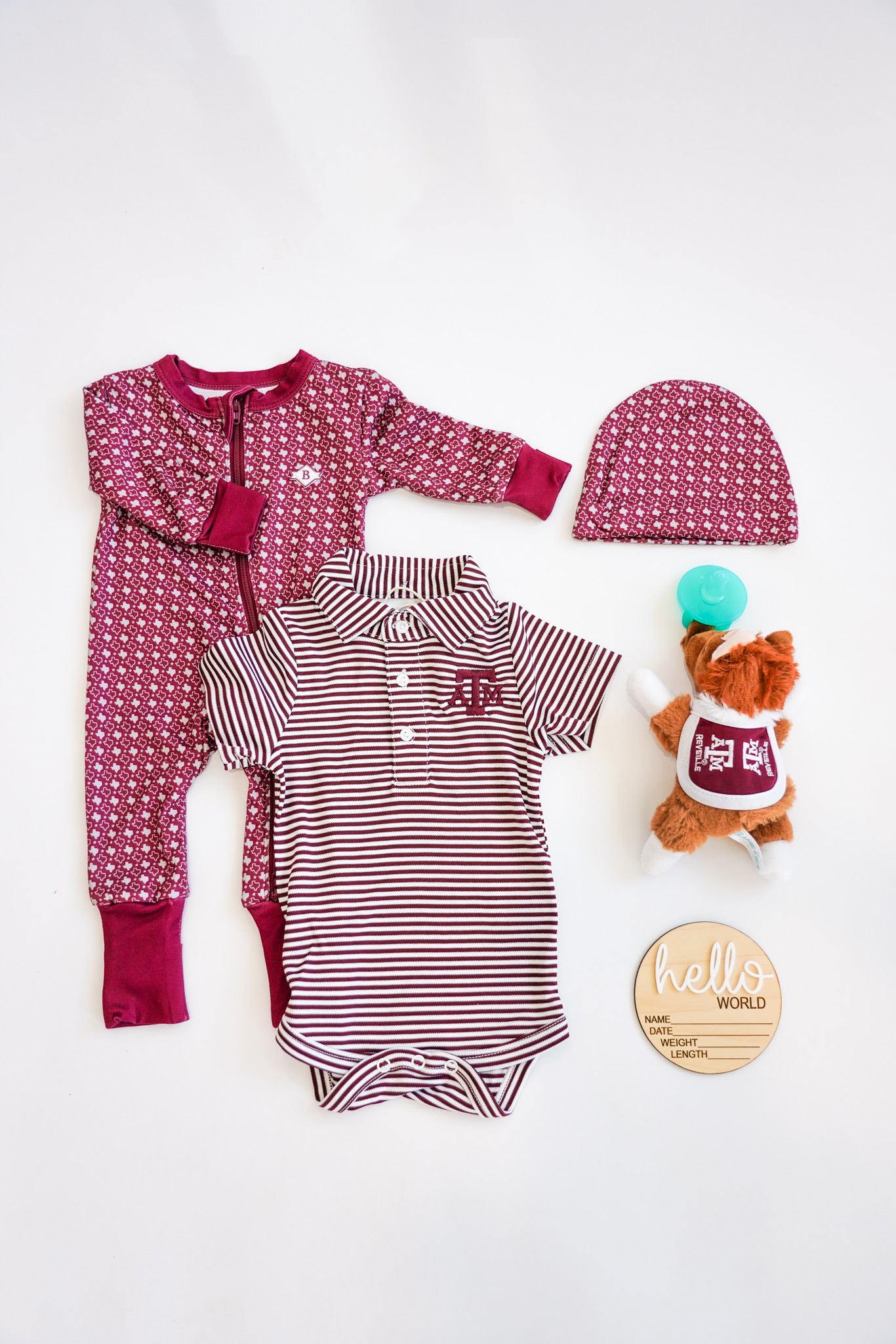 Texas A&M Aggies Newborn Gift Box