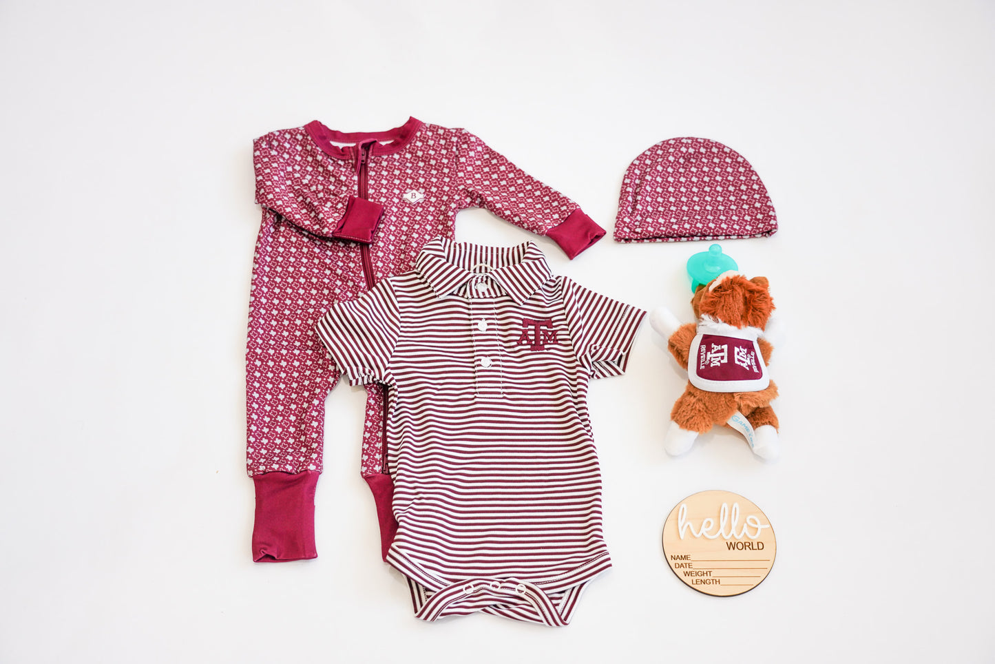 Texas A&M Aggies Newborn Gift Box