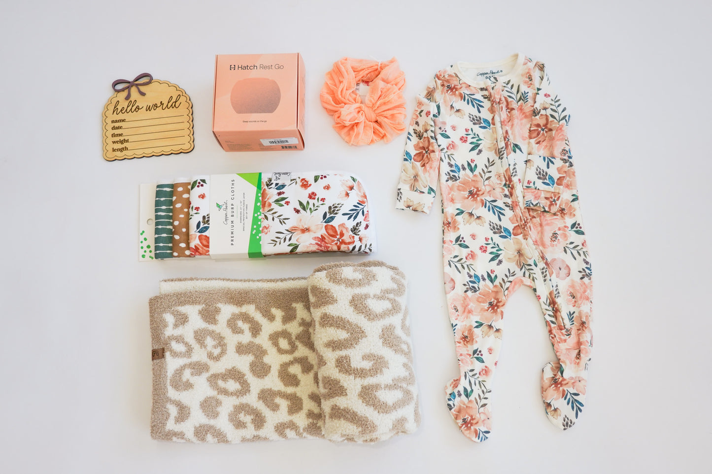 Autumn Floral Girls Newborn Gift Box