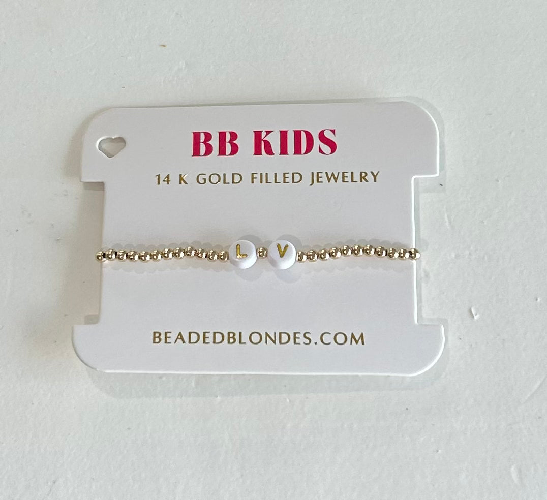 Beaded Blondes- LV La Vernia Kids Bracelet