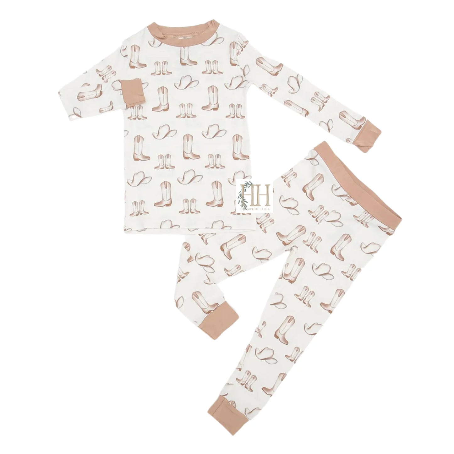 Hamner Hill Montana Ranch Boys Loungewear Set Two Piece Pajamas
