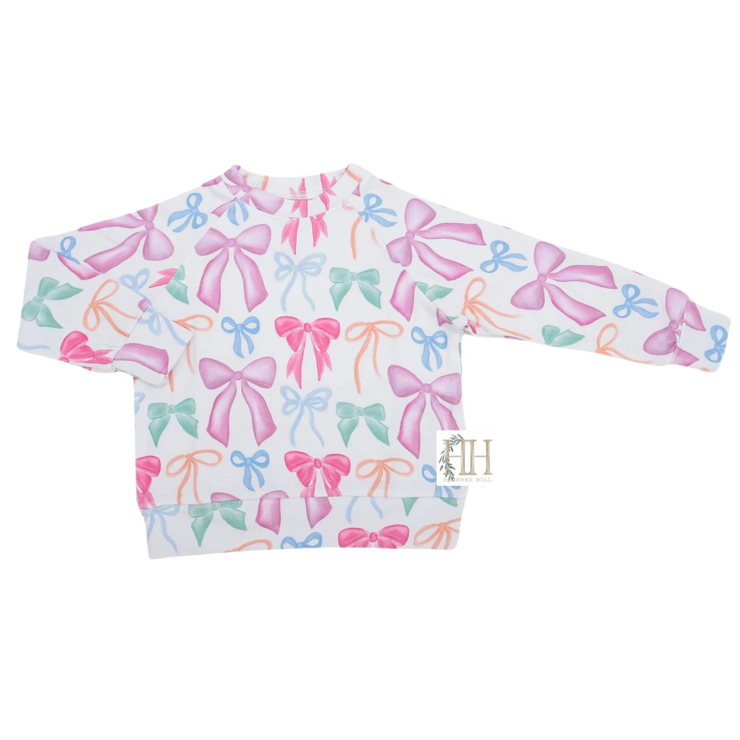 Hamner Hill Put a Bow On It Girls Pullover