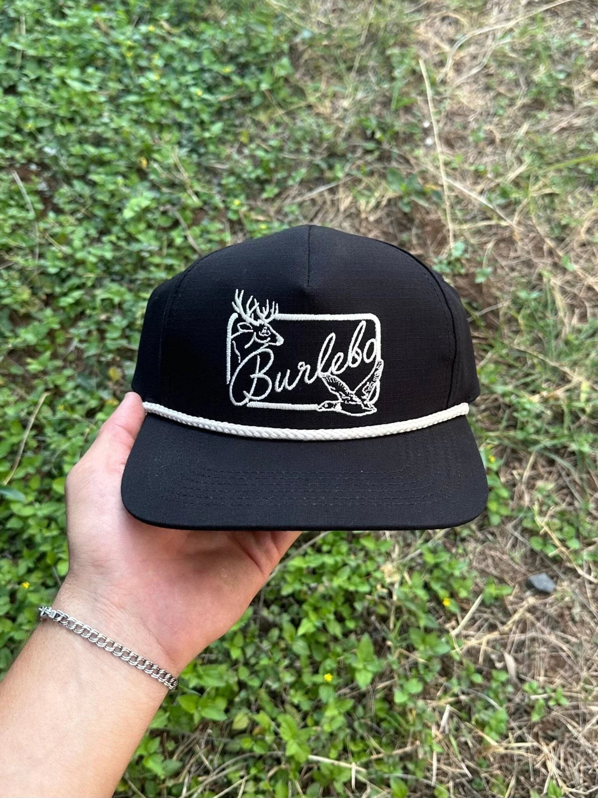 Burlebo Black Patch Logo Youth Cap