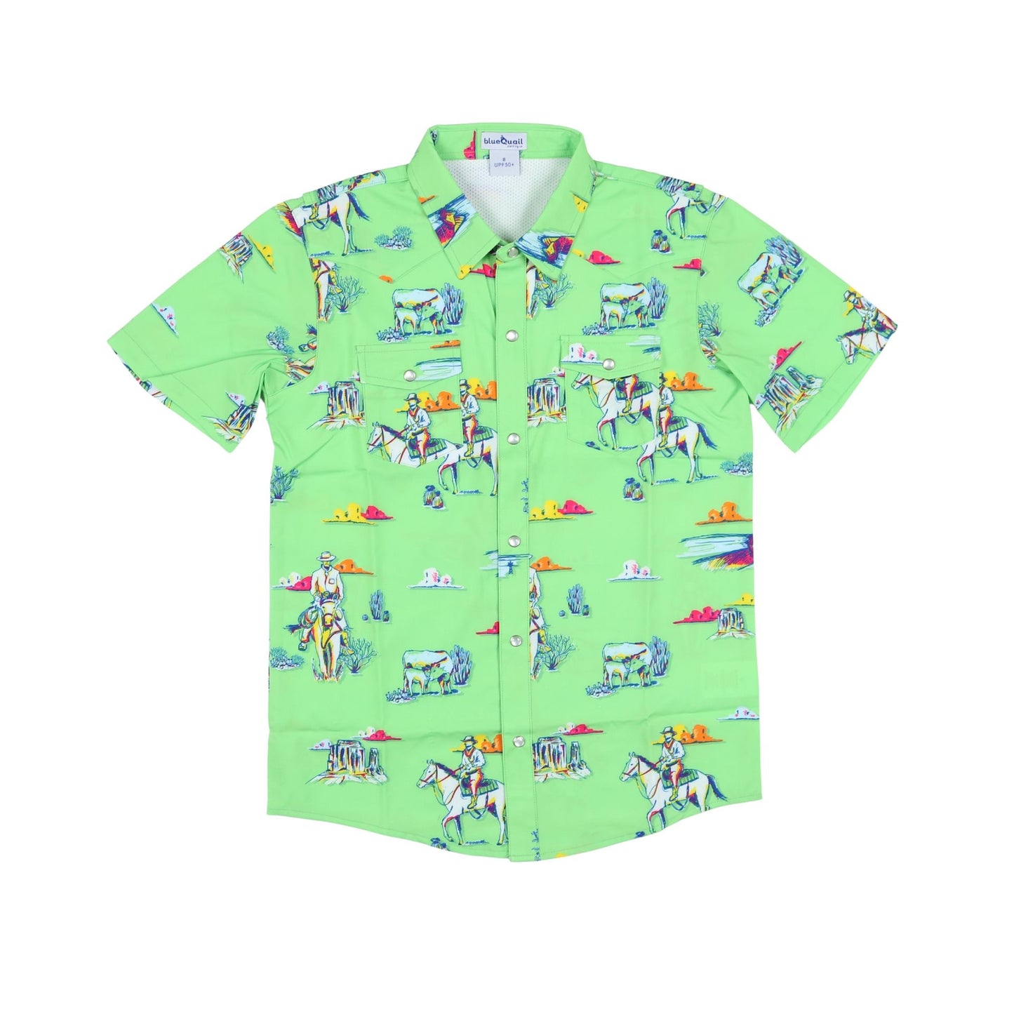 Blue Quail Cattle Drive Pearl Snap Boys Shirt