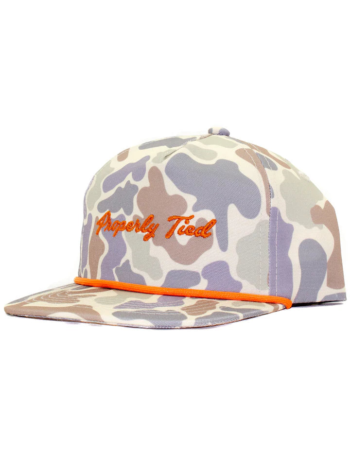 Properly Tied Boys Rope Field Camo Hat Cap