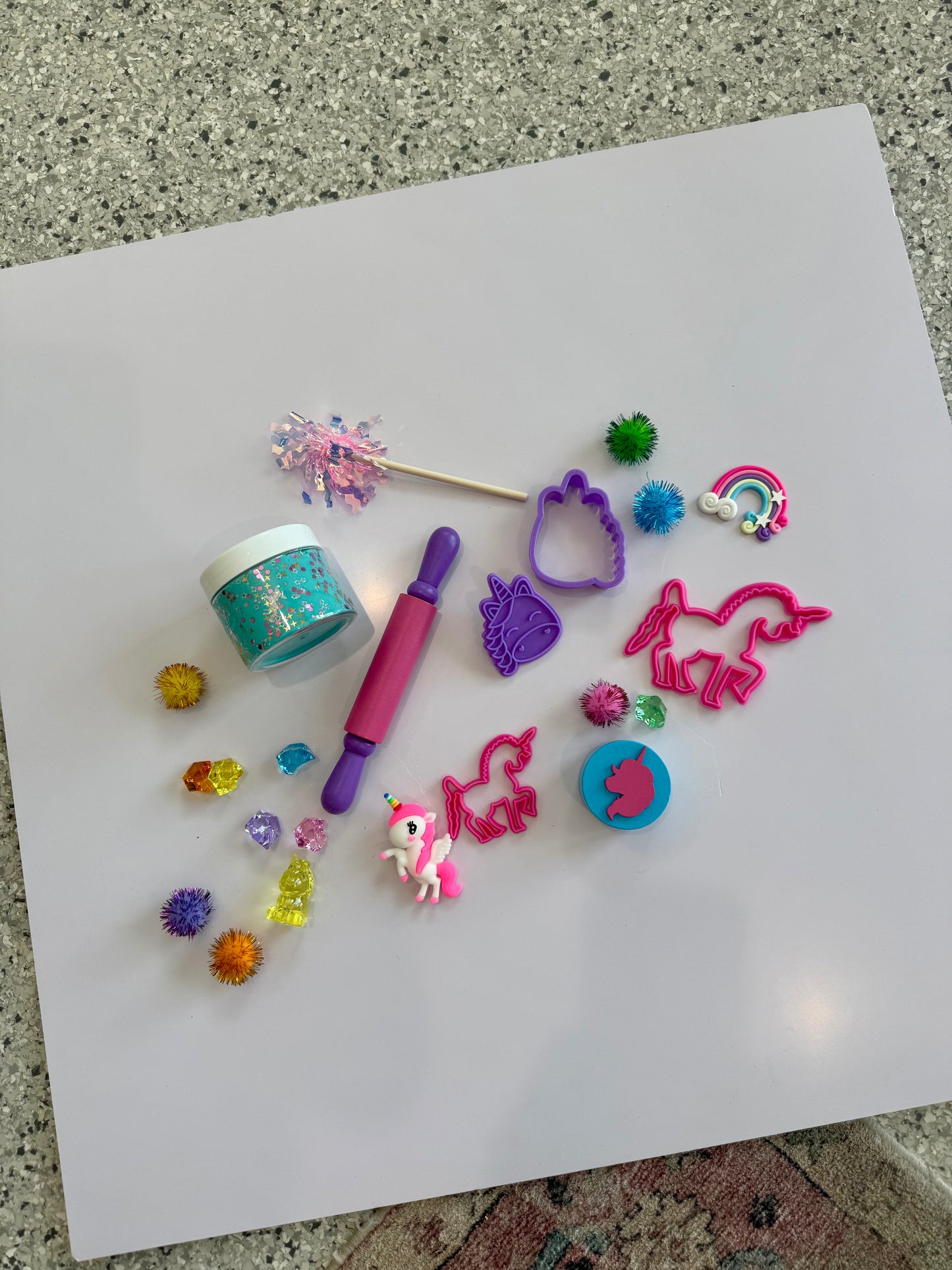 YWF Unicorn Sensory Dough Kit