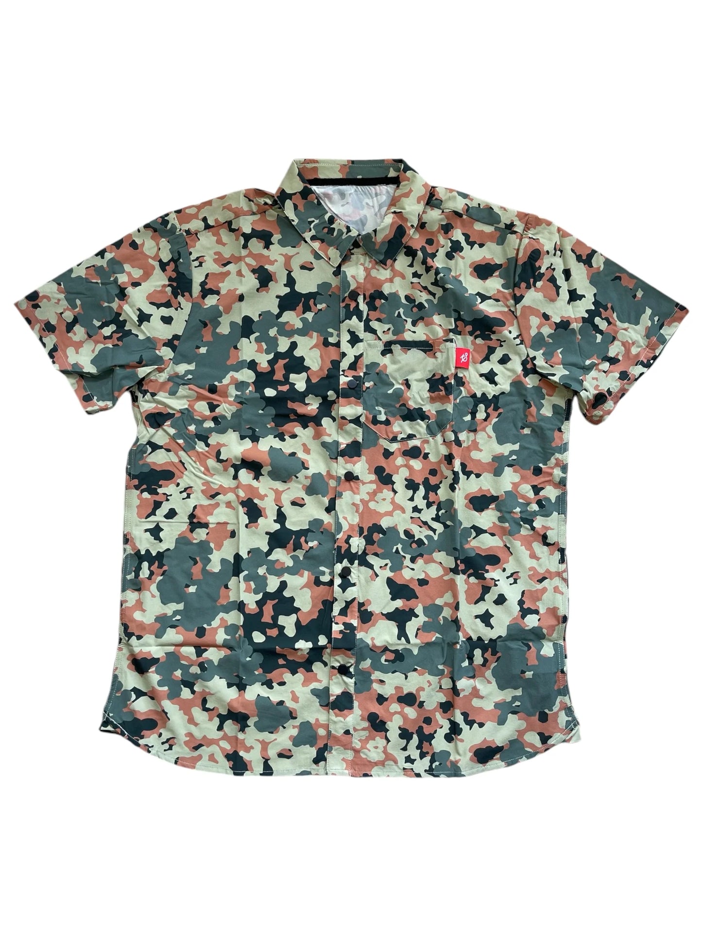 Staunch Sage Leaf Expedition Button Down Men’s Shirt