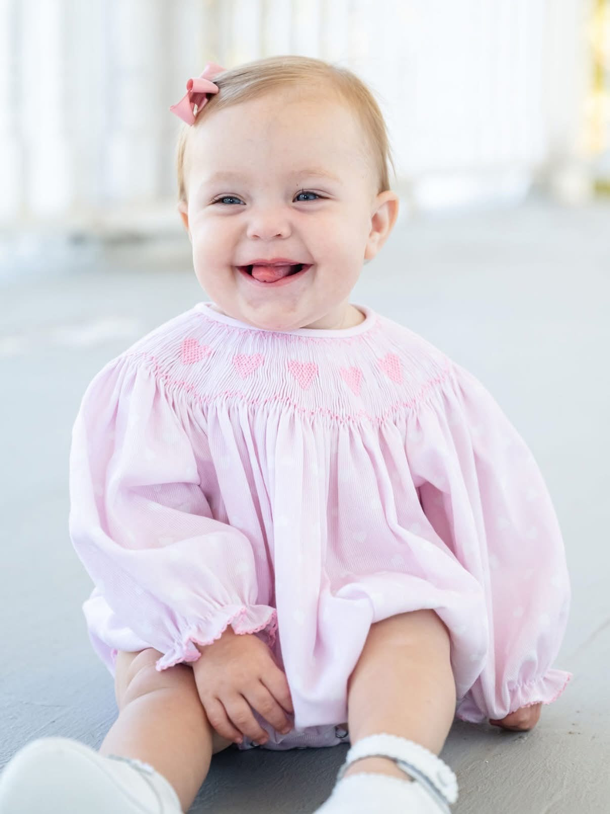 Ruth & Ralph Pink Hearts Birdie Girls Bubble