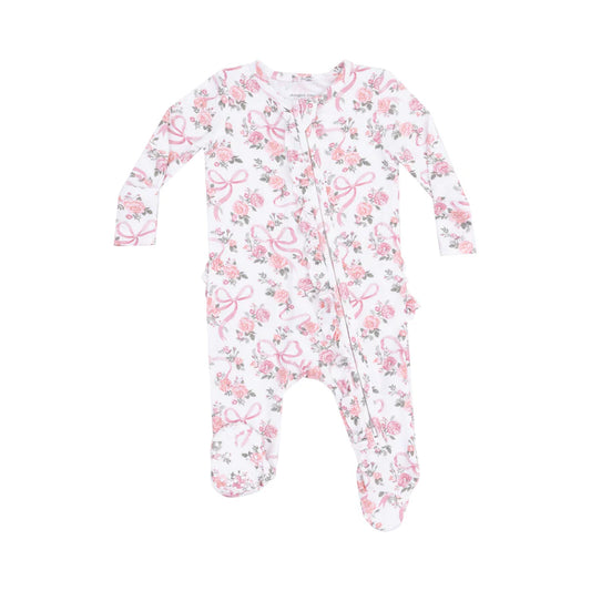 Angel Dear Girls Ribbons And Bows Bamboo Onesie