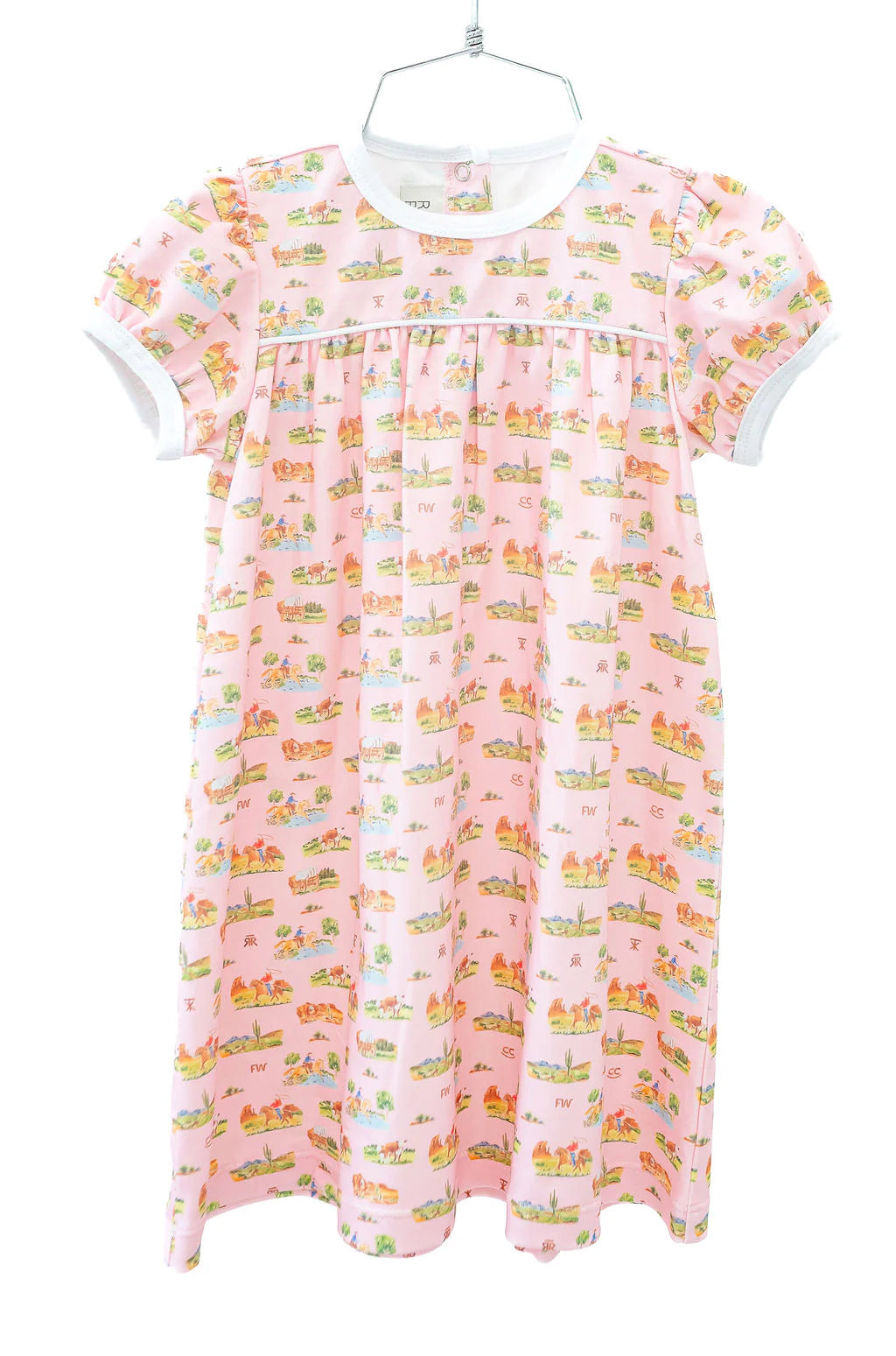 Ruth & Ralph Western Toile Girls Catherine Dress
