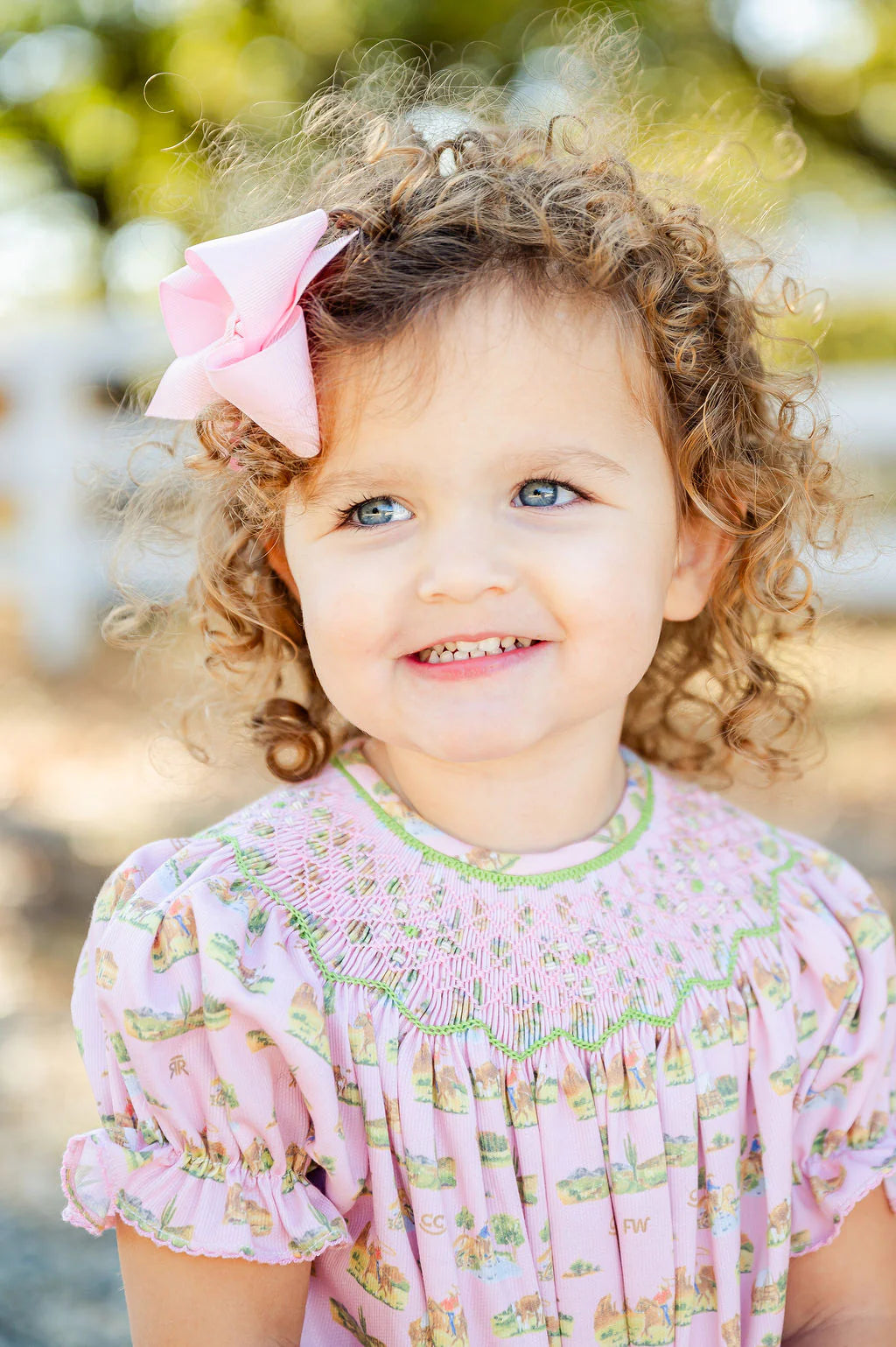 Ruth & Ralph Girls Western Toile Mary Bloomer Set