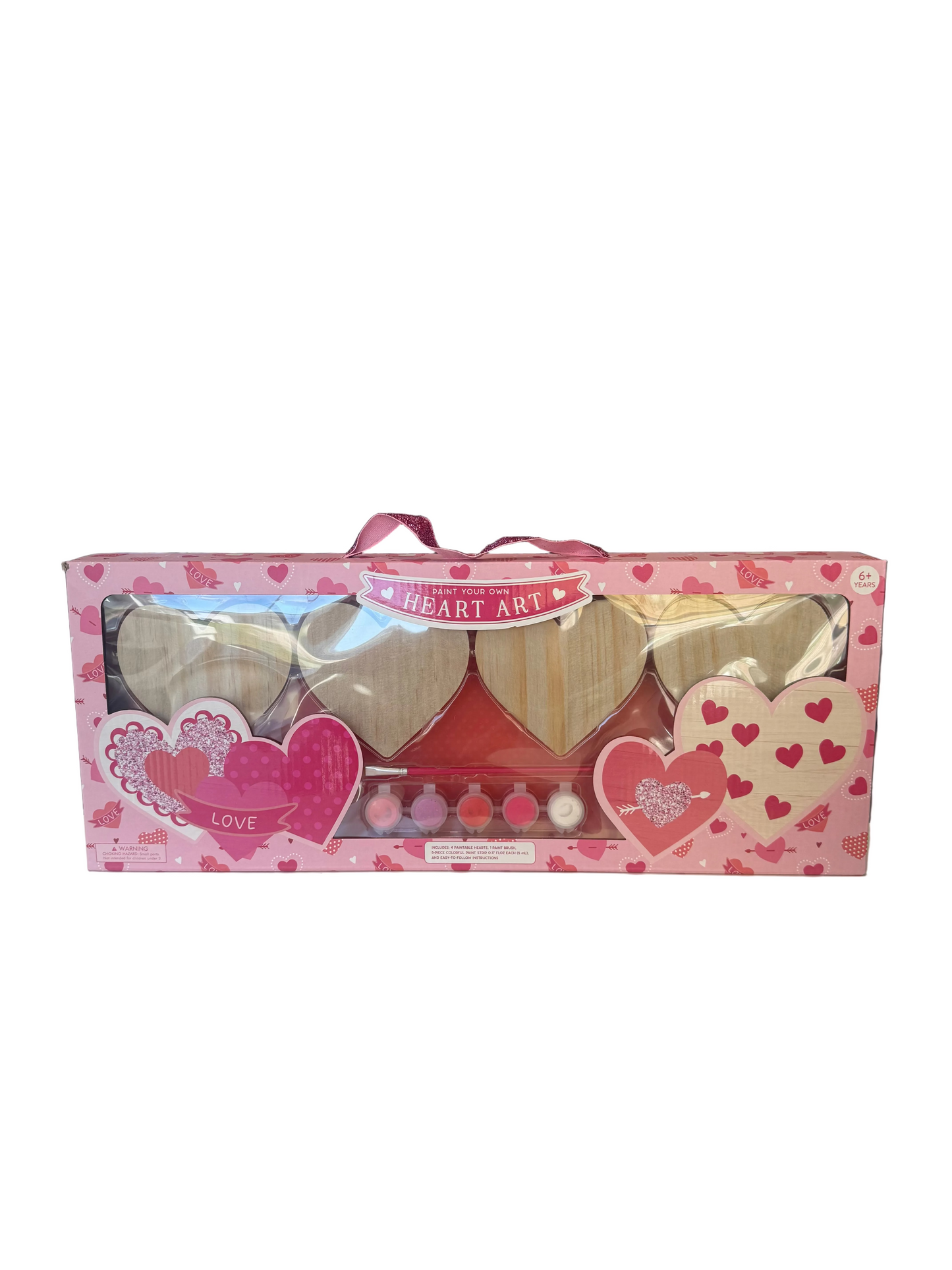 Paint Your Own Heart Art Girls Valentine Toy