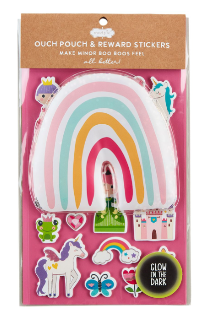 Mud Pie Rainbow Ouch Pouch Stickers Gift