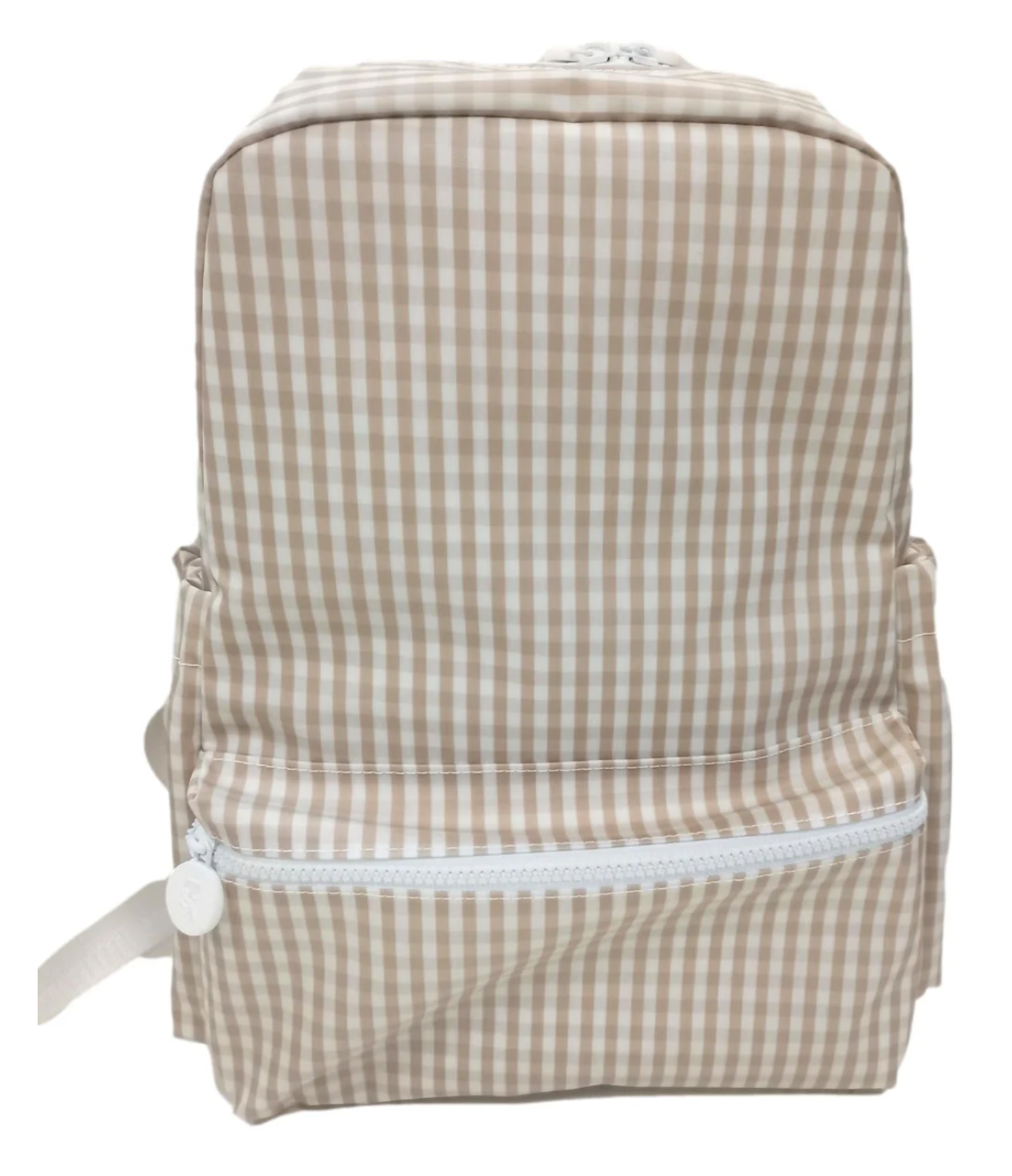 TRVL Gingham Khaki Backpack