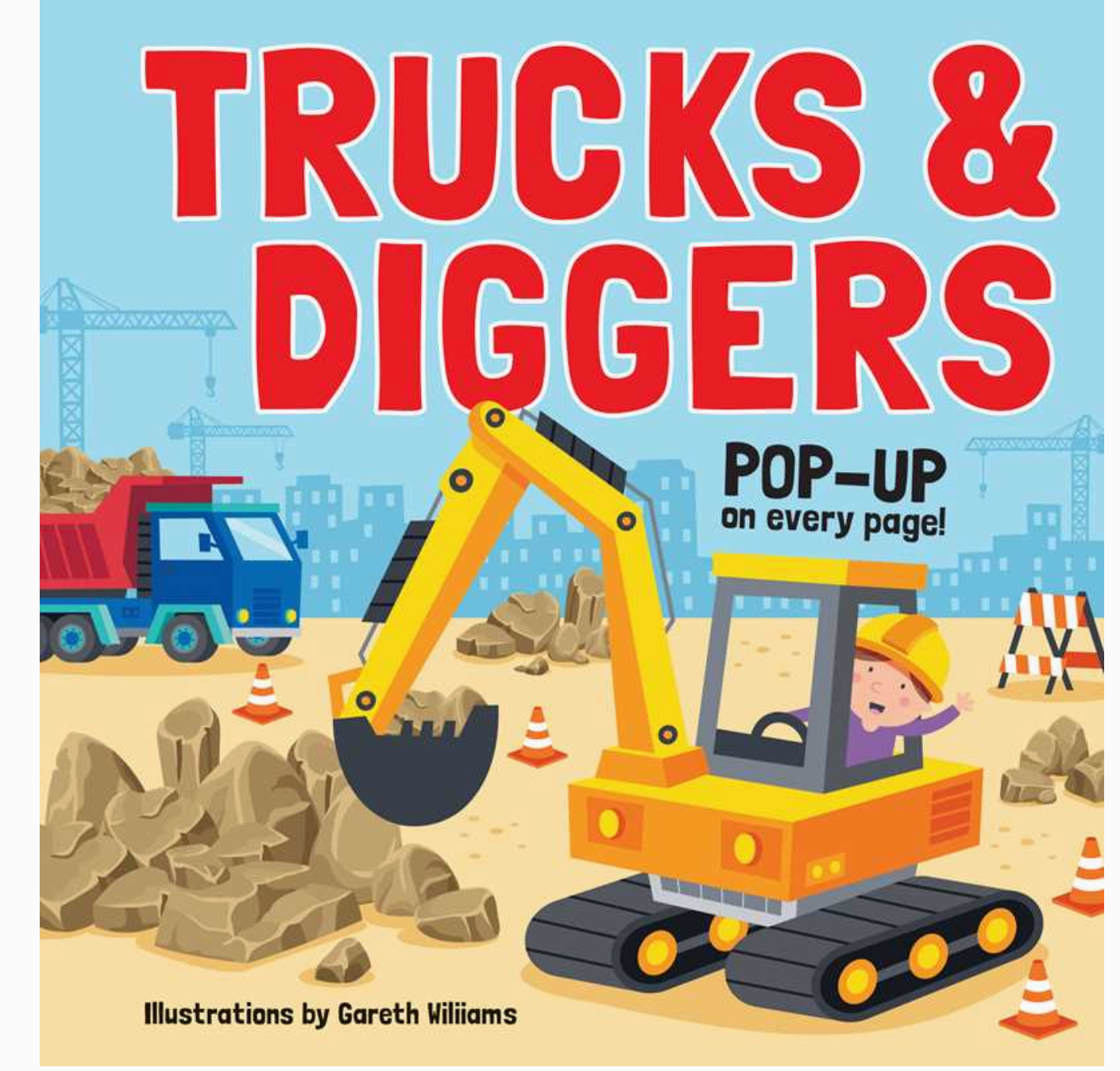 Trucks & Diggers: Pop-Up Book