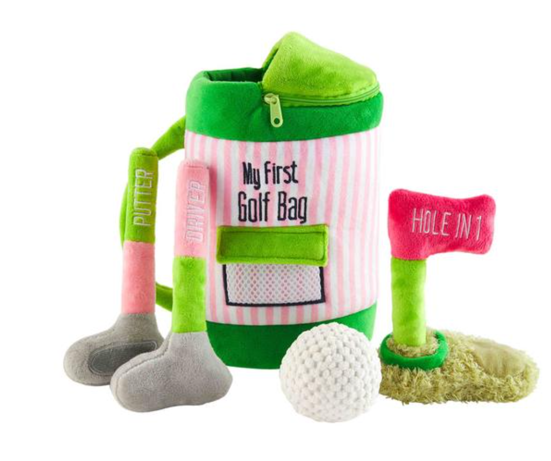 Mudpie Pink Golf Plush Play Set