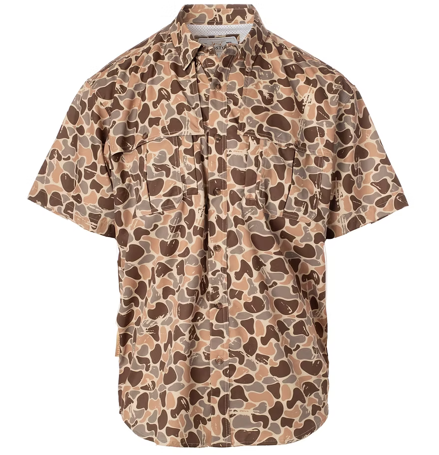Fieldstone Woodlands Camo Button Down Boys Shirt