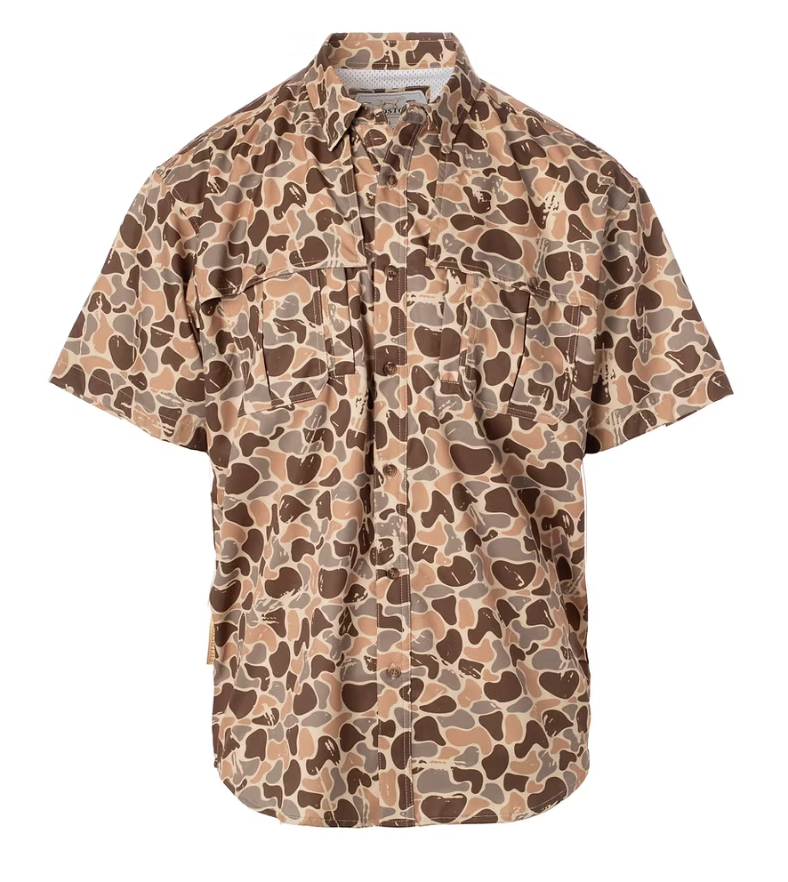 Fieldstone Woodlands Camo Botton Down Mens Shirt