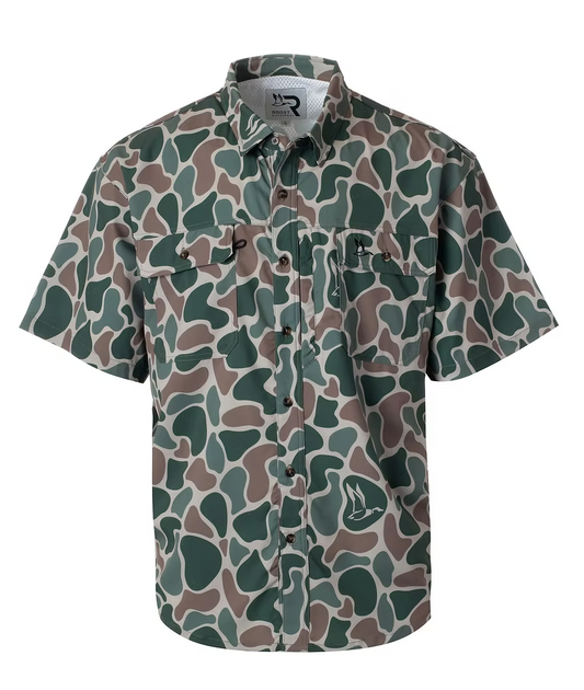 Fieldstone  Roost Camo Button Down