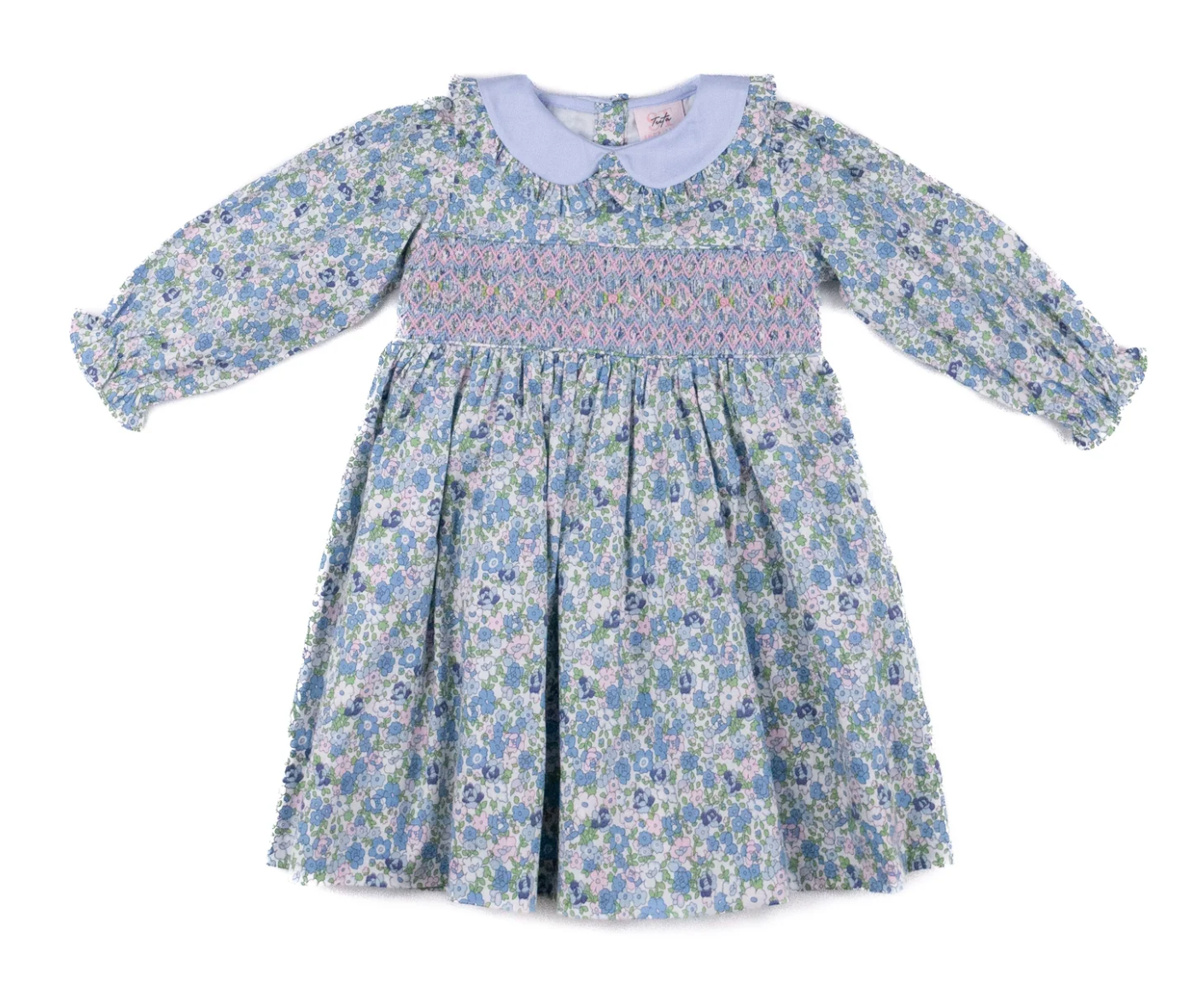 Shop Teeta Girls Smocked Charming Floral Dress