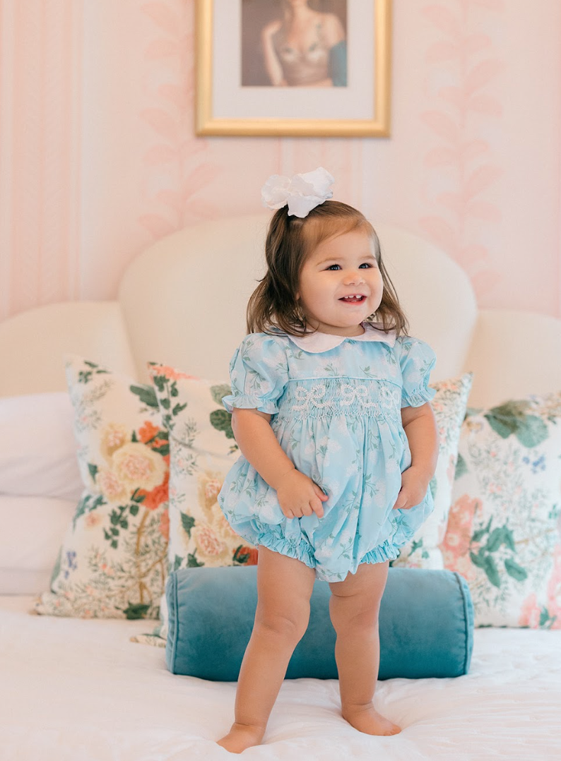 Poppy Kids Collared Hydrangea Girls Bubble