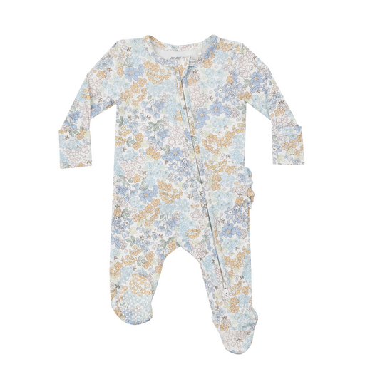 Angel Dear Girls Edith's Floral  Bamboo Onesie