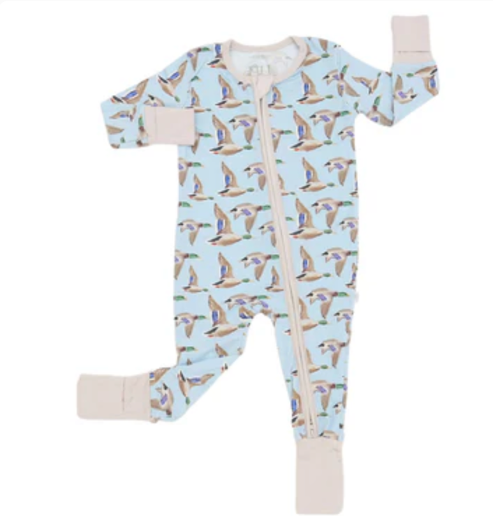 Hamner Hill Boys Flyin' South Double Zipper Romper