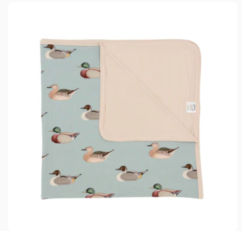 Hamner Hill Vintage Duck Boys Stroller Blanket