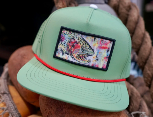 Staunch Danforth Rainbow Trout Light Green Men's Rope Hat
