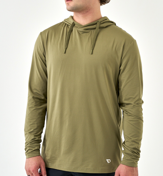 Burlebo Sea Breeze Green Performance Men's Pullover