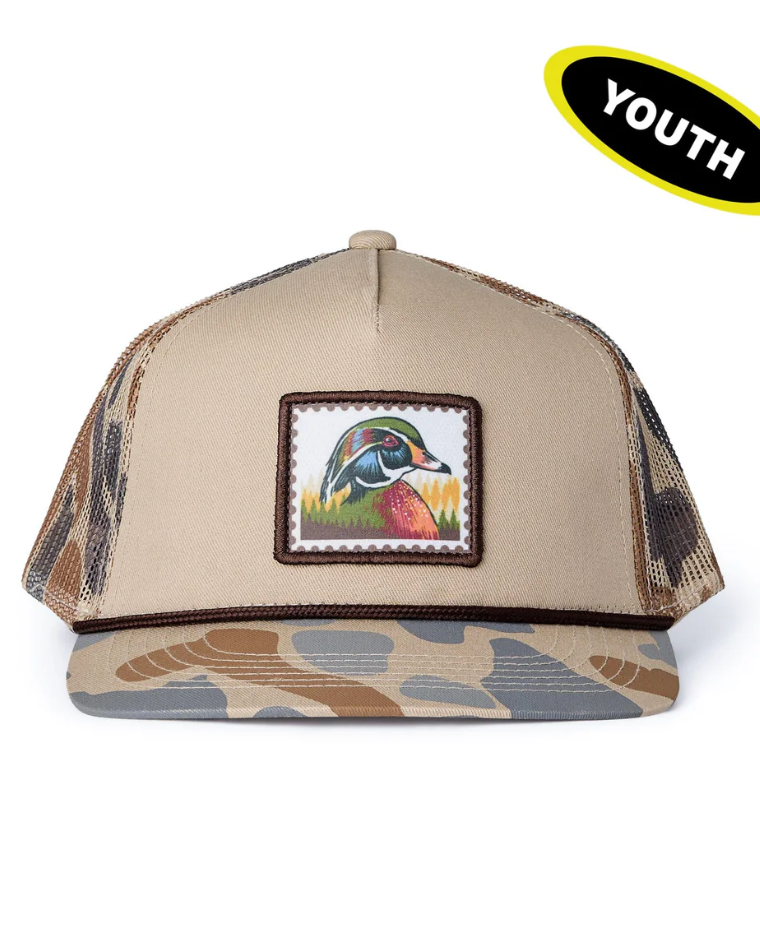 Burlebo Youth Wood Duck Stamp Boys Hat