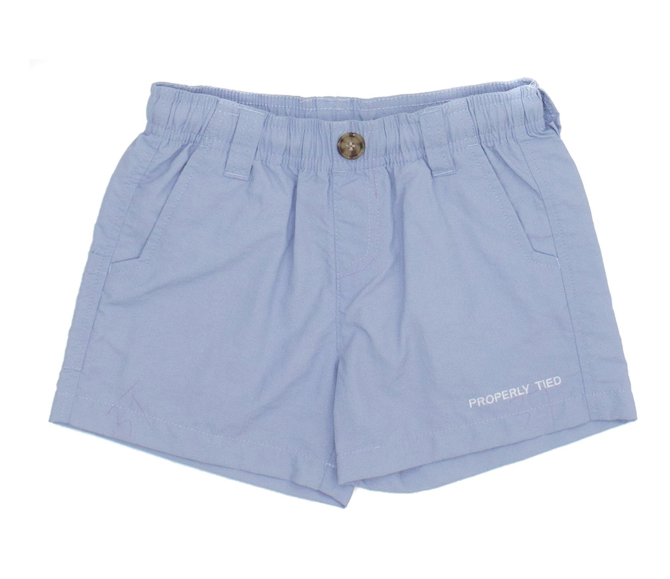 Properly Tied Sky Blue Mallard Boys Shorts