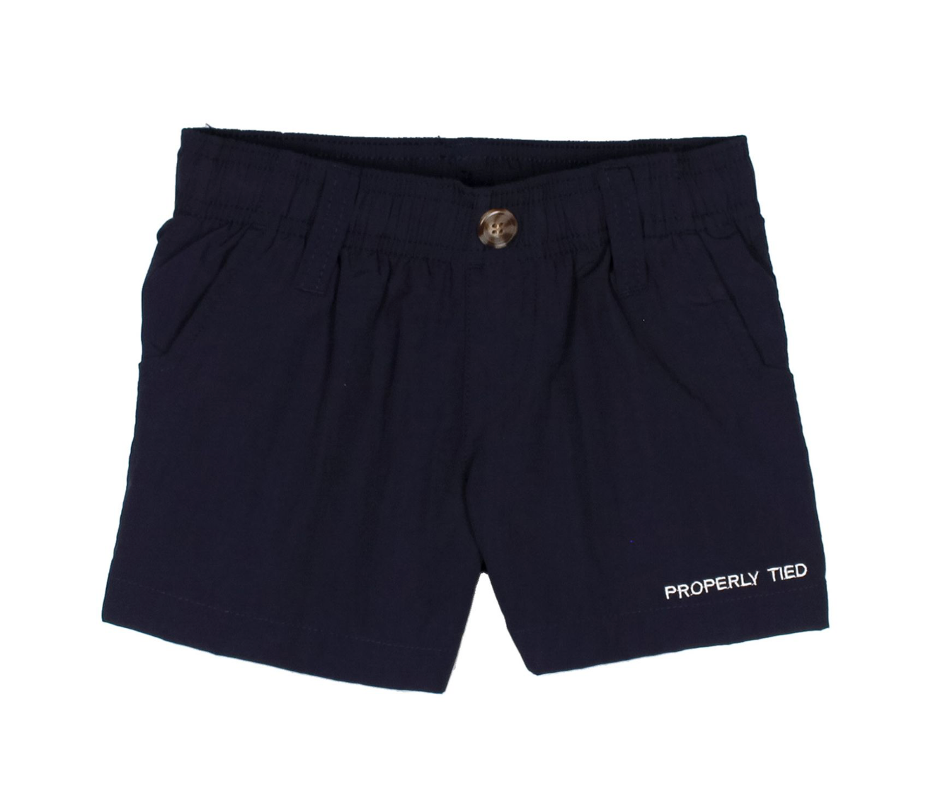 Properly Tied Navy Blue Mallard Boys Shorts