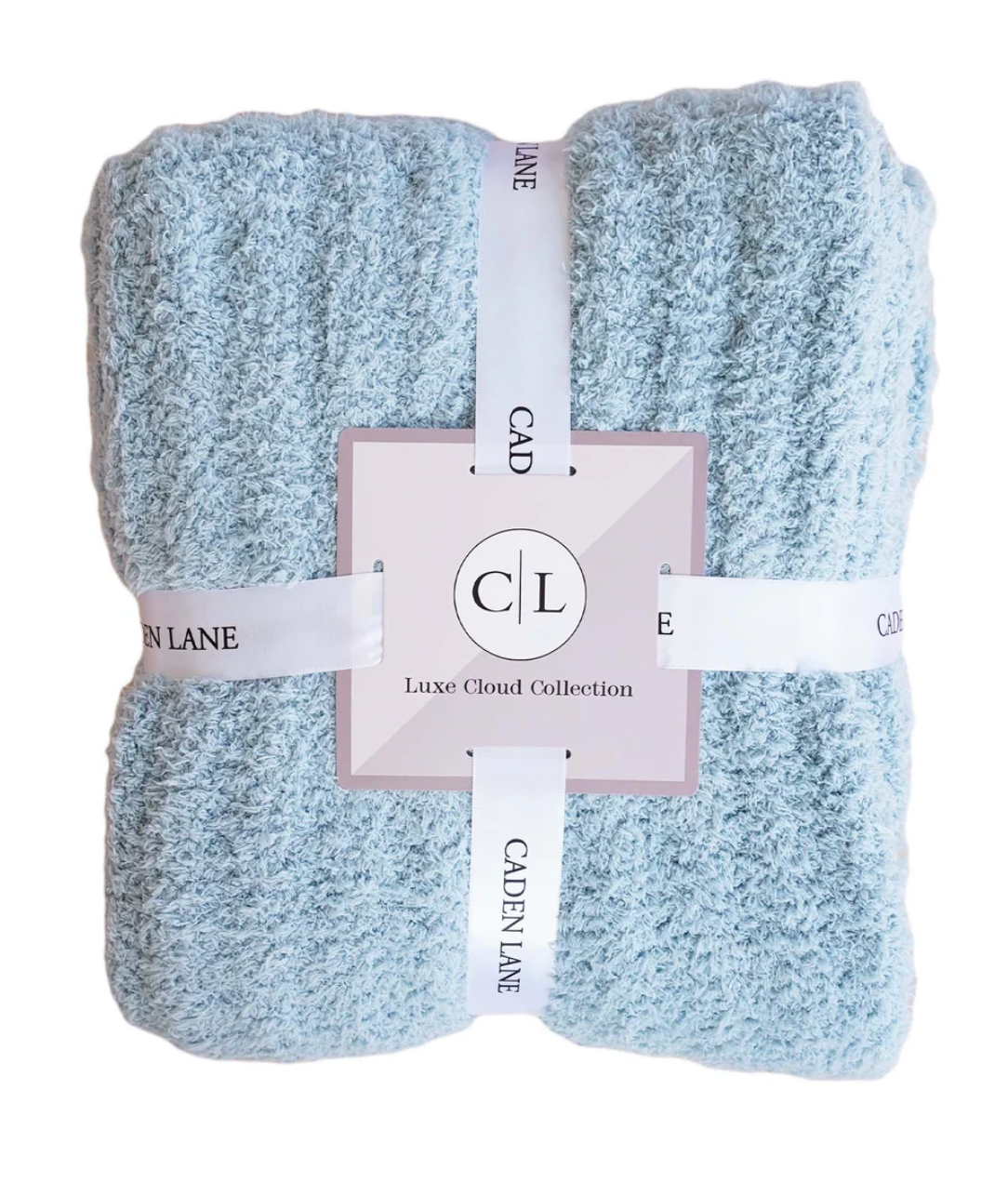 Luxe Slate Blue Baby Blanket