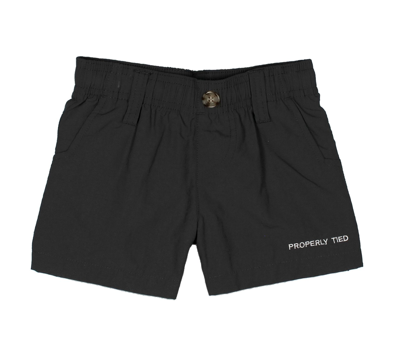Properly Tied Charcoal Mallard Boys Shorts