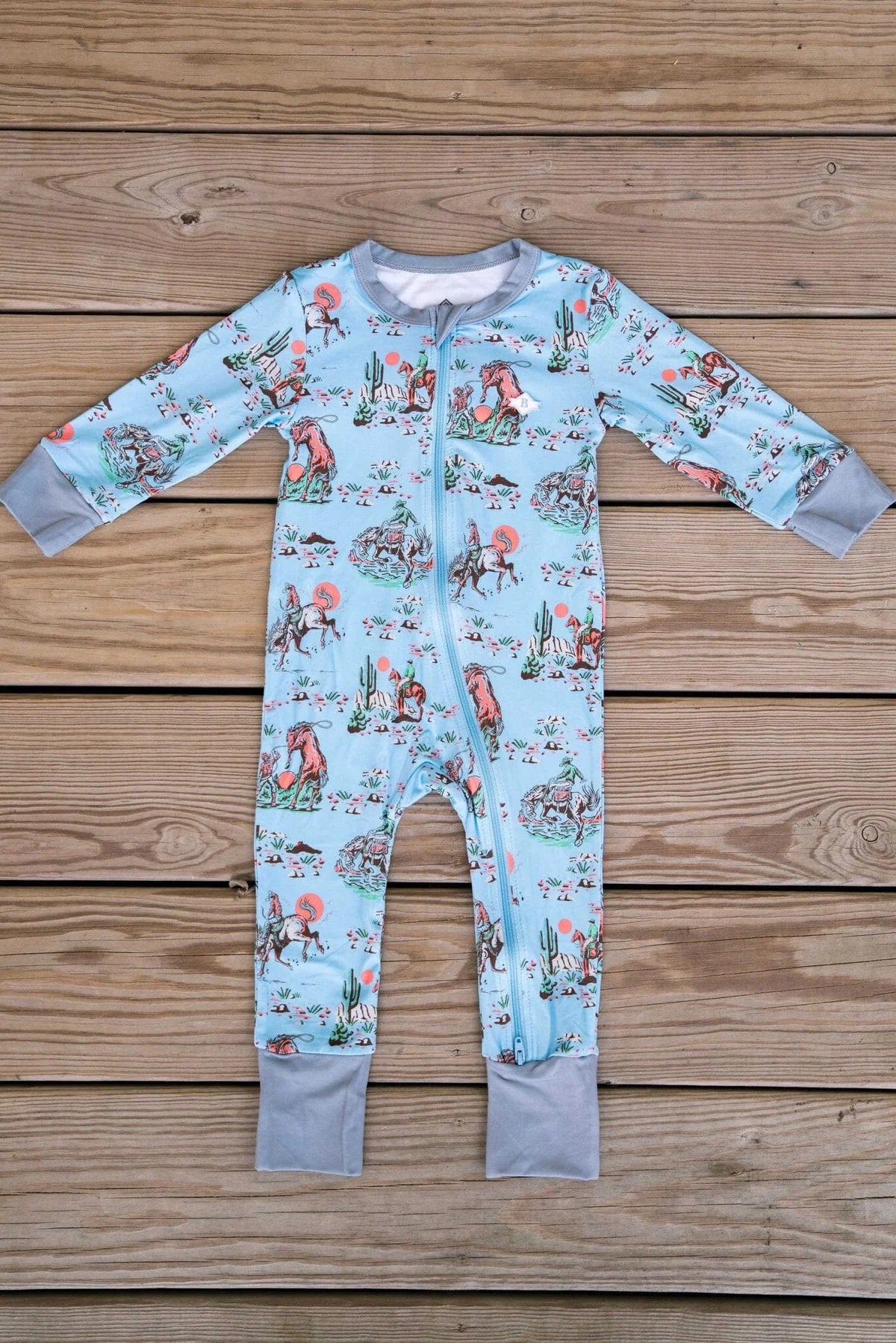 Burlebo Cowboy Up Baby Boys Onesie