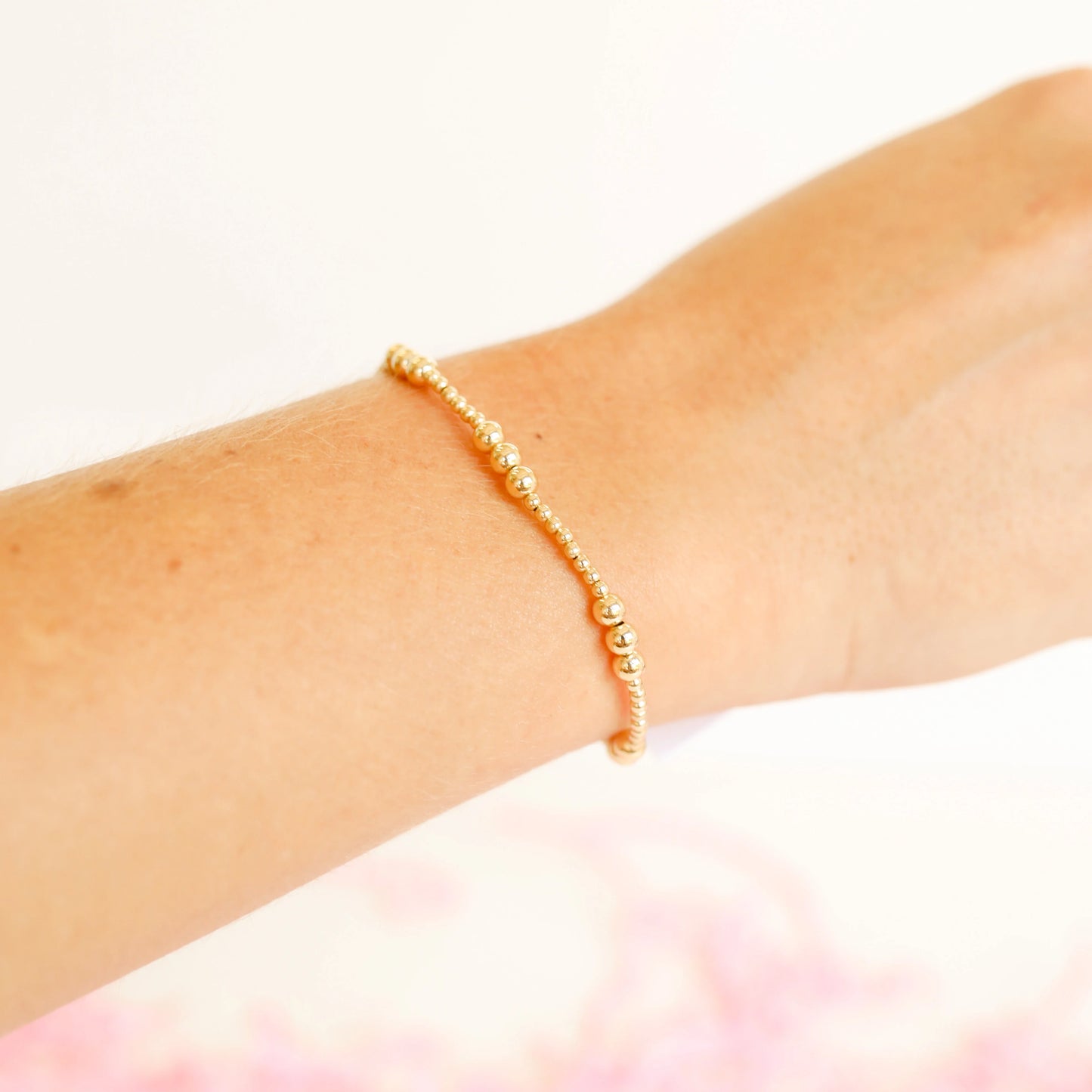 Beaded Blondes - ILY Gold Bracelet