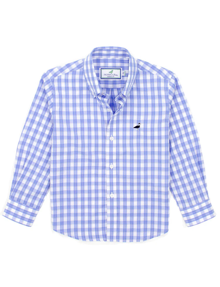 Properly Tied Seasonal Sport Boys Shirt Button Up Clearwater